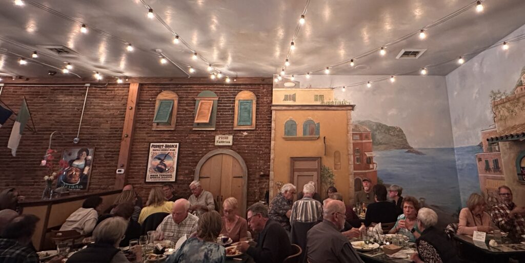 Group Dinner at Cirinos in Grass Valley